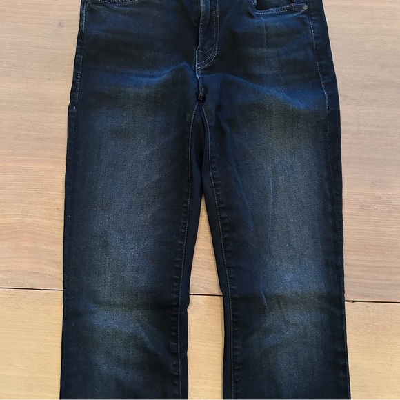 MOTHER Ankle Snippet Dark Wash Jeans - Picture 5 of 8